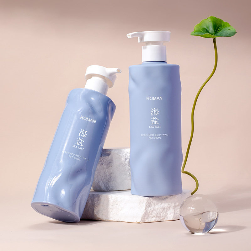 Distribuidor de gel de banho de shampoo 300ml, garrafa de bomba de loção de limpeza facial para condicionador de cabelo