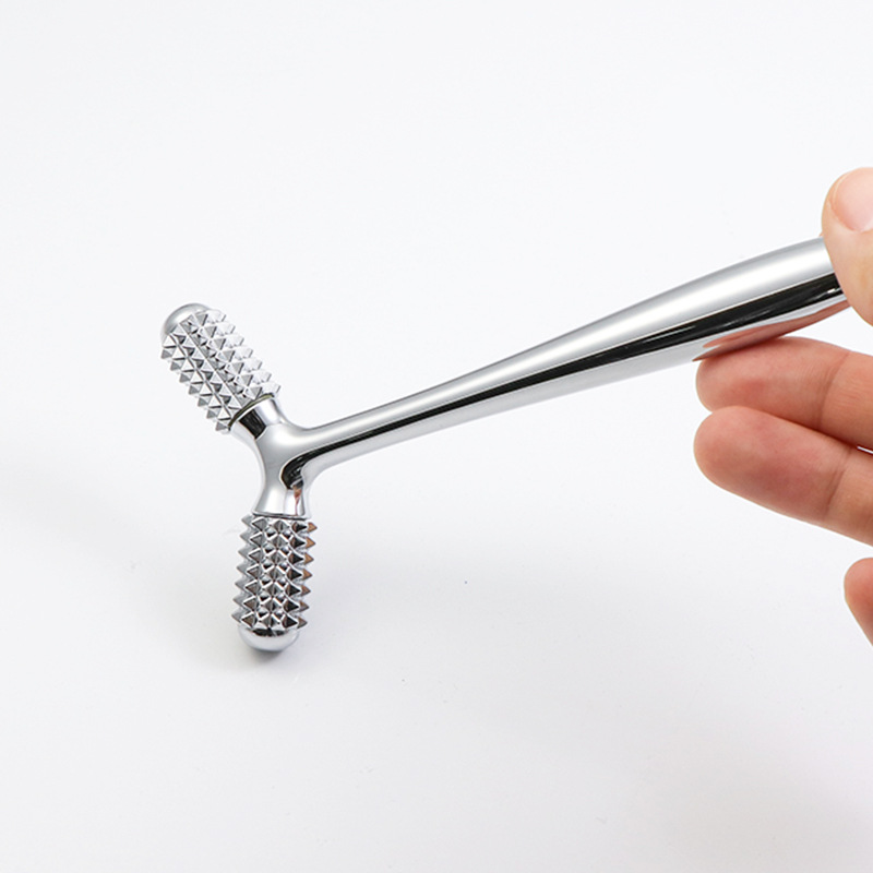 Conjunto de presente de cuidados de beleza em forma de Y Mini rolo 3d alça de metal para casa rolo massageador rosto olho relaxamento massageador Conjunto de presente de cuidados de beleza em forma de Y Mini rolo 3d alça de metal para casa rolo massageador rosto olho relaxamento massageador