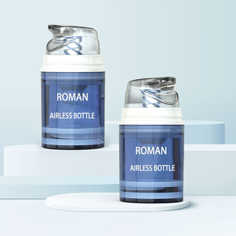 Toda a garrafa mal ventilada plástica da loção 15ml 1oz 30ml 50ml Tpe Spring Mono que empacota a garrafa cosmética plástica com mola transparente