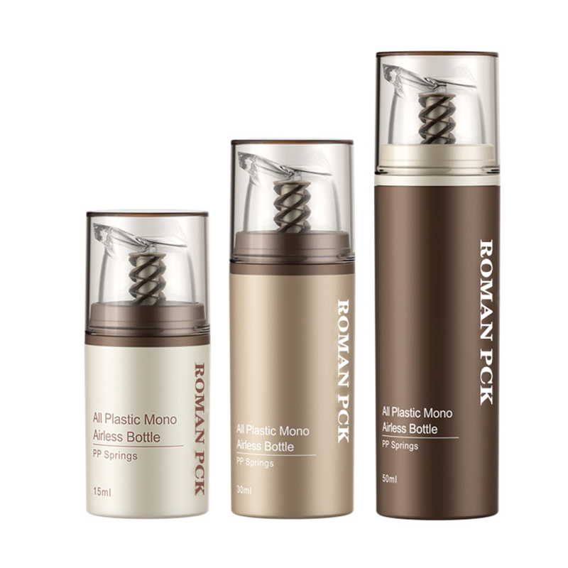 Creme cosmético mal ventilado de plástico marrom, frasco transparente para cuidados com a pele, recipiente de maquiagem para creme e loção em gel Creme cosmético mal ventilado de plástico marrom, frasco transparente para cuidados com a pele, recipiente de maquiagem para creme e loção em gel