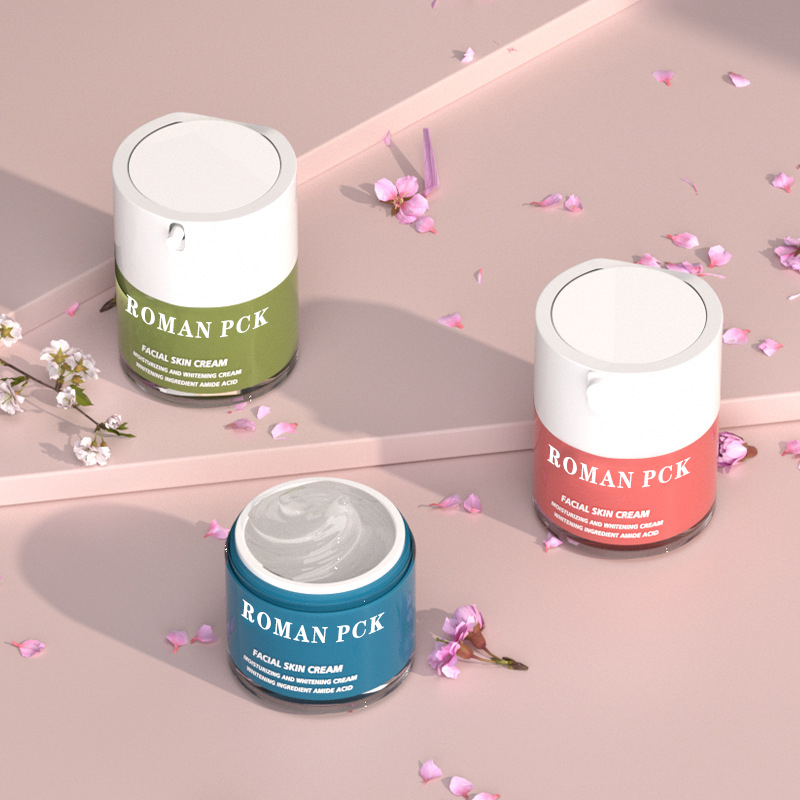 15g 30g 30ml 50ml 100ml creme facial de plástico para cuidados com a pele frasco mal ventilado com tampa para loção essência creme de soro