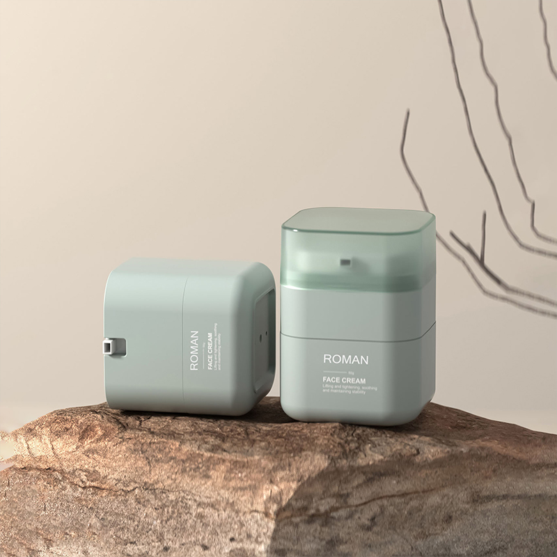 Creme de clareamento cosmético frasco ailess 50g frasco quadrado corte quadrado cantos creme facial garrafa 30g creme facial infantil frasco mal ventilado