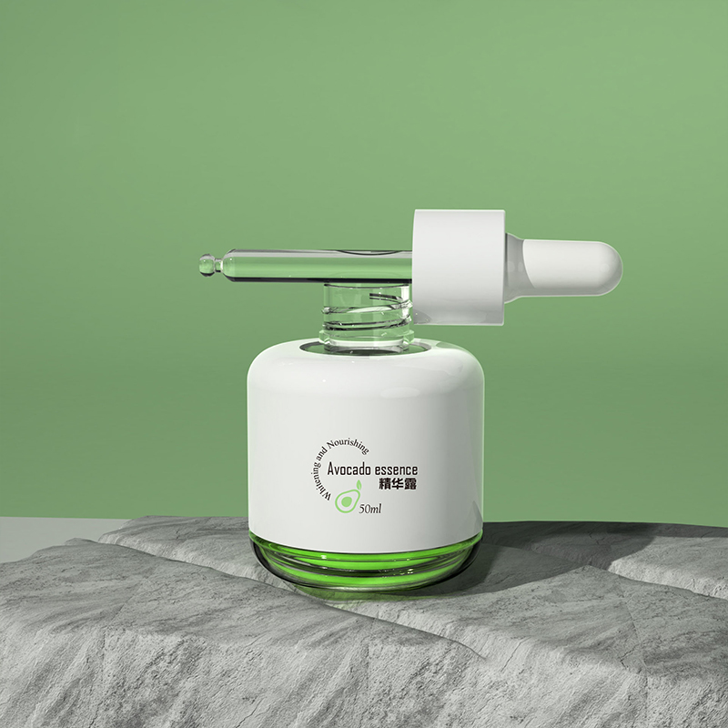 Garrafa de óleo essencial 50ml transparente verde petg plástico à prova de vazamento essência soro conta-gotas para cuidados com o rosto e os olhos Garrafa de óleo essencial 50ml transparente verde petg plástico à prova de vazamento essência soro conta-gotas para cuidados com o rosto e os olhos