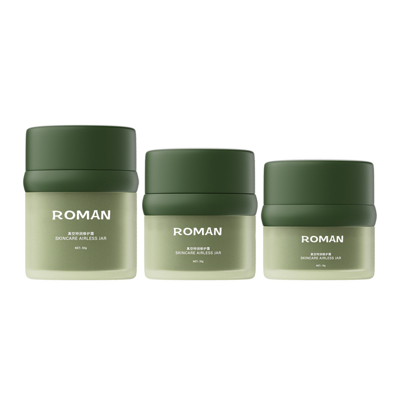 Frasco mal ventilado portátil para cuidados com a pele, recipiente de creme facial, cilindro vazio, garrafa de loção sem ar, 15ml, 30ml, 50ml Frasco mal ventilado portátil para cuidados com a pele, recipiente de creme facial, cilindro vazio, garrafa de loção sem ar, 15ml, 30ml, 50ml