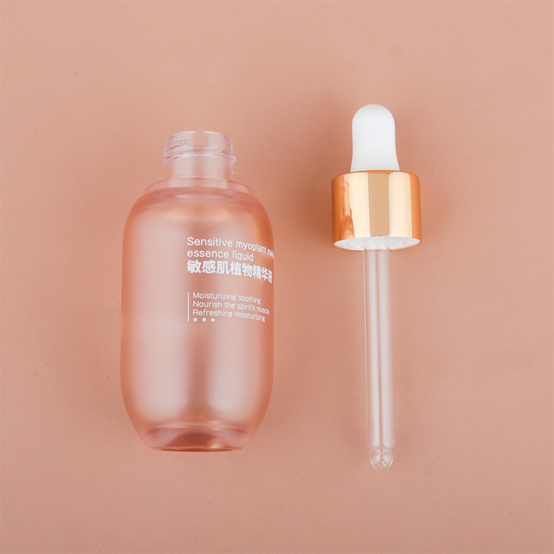 Frasco de soro de óleo essencial para cuidados com a pele, 1 onça, 2 onças, 4 onças, 100ml, 5ml, 10ml, 30ml, verde bule, tintura fosca, conta-gotas, plástico de boston, garrafa de barriga grande