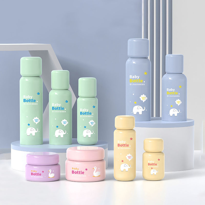 50ml 100ml 120ml 150ml 200ml pet plástico sub garrafa cosmética para protetor solar desinfetante umidade névoa spray perfume uso de óleo essencial