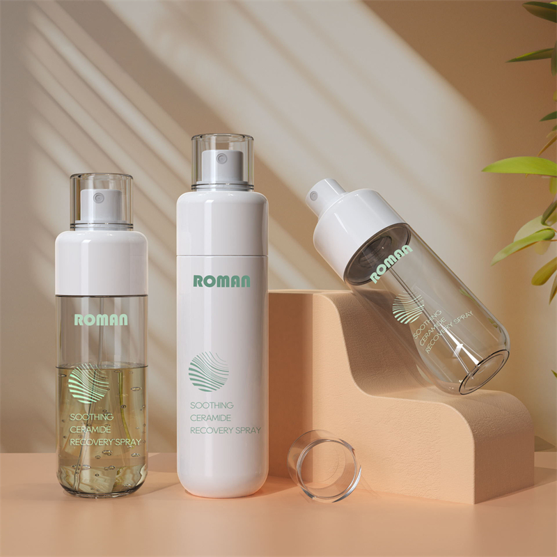Garrafa cosmética plástica do pulverizador da névoa fina do cilindro vazio de 80ml 100ml 120ml 150ml para o cabelo e os cuidados com a pele com bomba Garrafa cosmética plástica do pulverizador da névoa fina do cilindro vazio de 80ml 100ml 120ml 150ml para o cabelo e os cuidados com a pele com bomba