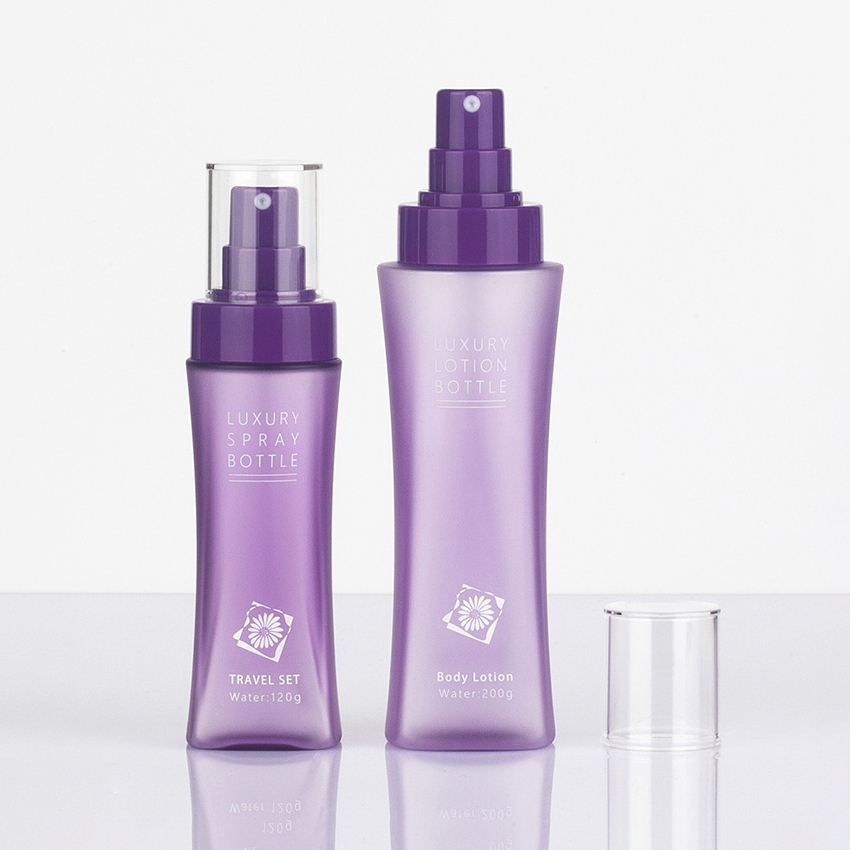 80ml 120ml 150ml 200ml Garrafa de viagem de plástico para animais de estimação em formato de cintura Design explosivo para loções Toner Água - Frasco de spray conveniente de tamanho pequeno 80ml 120ml 150ml 200ml Garrafa de viagem de plástico para animais de estimação em formato de cintura Design explosivo para loções Toner Água - Frasco de spray conveniente de tamanho pequeno