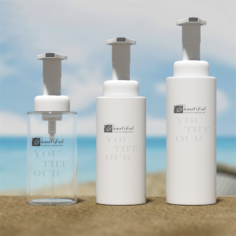 100ml 120ml 150ml 200ml 300ml Garrafa PET branca com bomba de espuma branca para sabonetes de espuma e produtos de cuidados capilares Pacote cosmético 100ml 120ml 150ml 200ml 300ml Garrafa PET branca com bomba de espuma branca para sabonetes de espuma e produtos de cuidados capilares Pacote cosmético