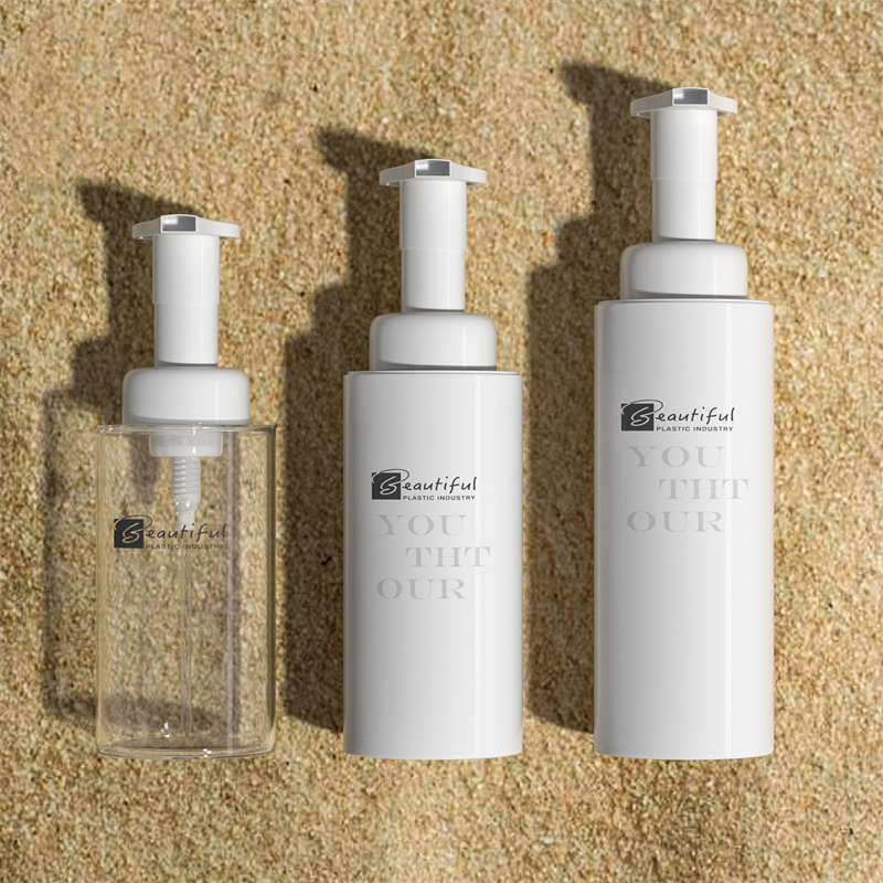 100ml 120ml 150ml 200ml 300ml Garrafa PET branca com bomba de espuma branca para sabonetes de espuma e produtos de cuidados capilares Pacote cosmético 100ml 120ml 150ml 200ml 300ml Garrafa PET branca com bomba de espuma branca para sabonetes de espuma e produtos de cuidados capilares Pacote cosmético
