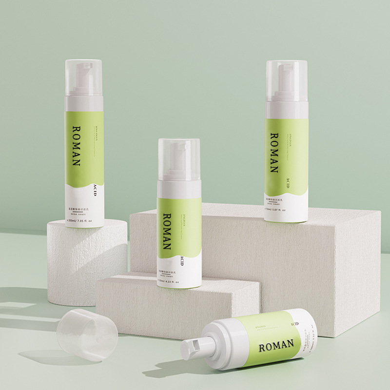 50ml 80ml 100ml 120ml 150ml 200ml Garrafa de espuma de espuma para lavagem facial orgânica atacado de marca própria limpador hidratante de aminoácidos pacote personalizado 50ml 80ml 100ml 120ml 150ml 200ml Garrafa de espuma de espuma para lavagem facial orgânica atacado de marca própria limpador hidratante de aminoácidos pacote personalizado