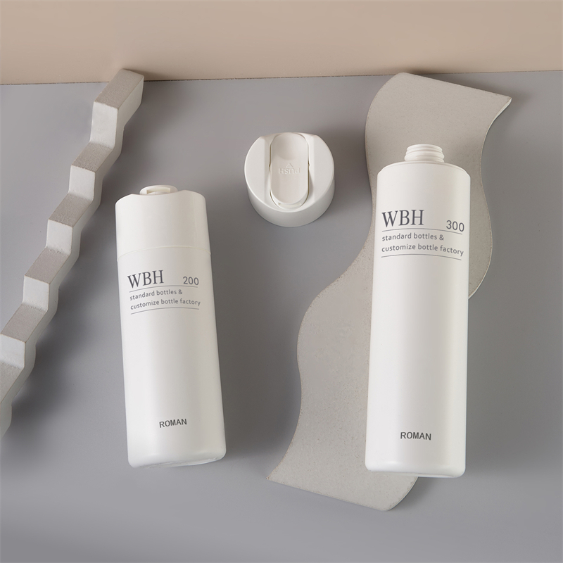 Loção plástica cosmética do champô HDPE 150ml 200ml 300ml Garrafa branca da loção do corpo do aperto do cuidado pessoal com tampa superior do disco Loção plástica cosmética do champô HDPE 150ml 200ml 300ml Garrafa branca da loção do corpo do aperto do cuidado pessoal com tampa superior do disco