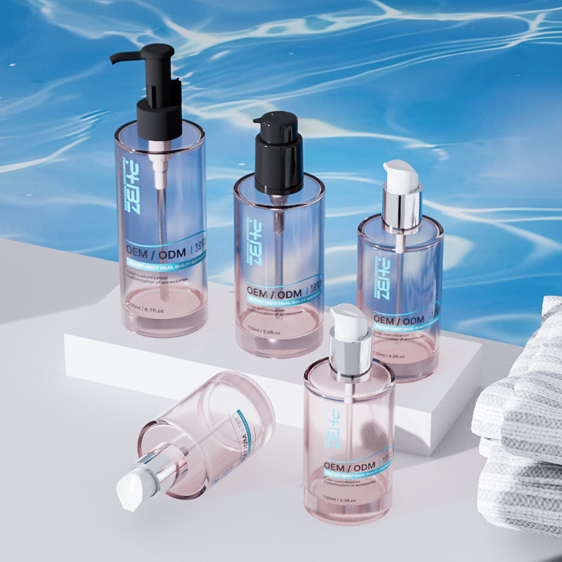 Frasco de soro cosmético de vidro multicapacidade com base espessa Frasco de soro cosmético de vidro multicapacidade com base espessa