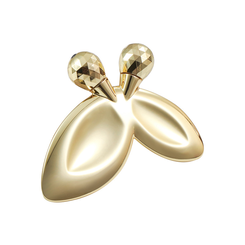 Rolo de massagem facial em forma de borboleta de liga de zinco Rolo de massagem facial em forma de borboleta de liga de zinco