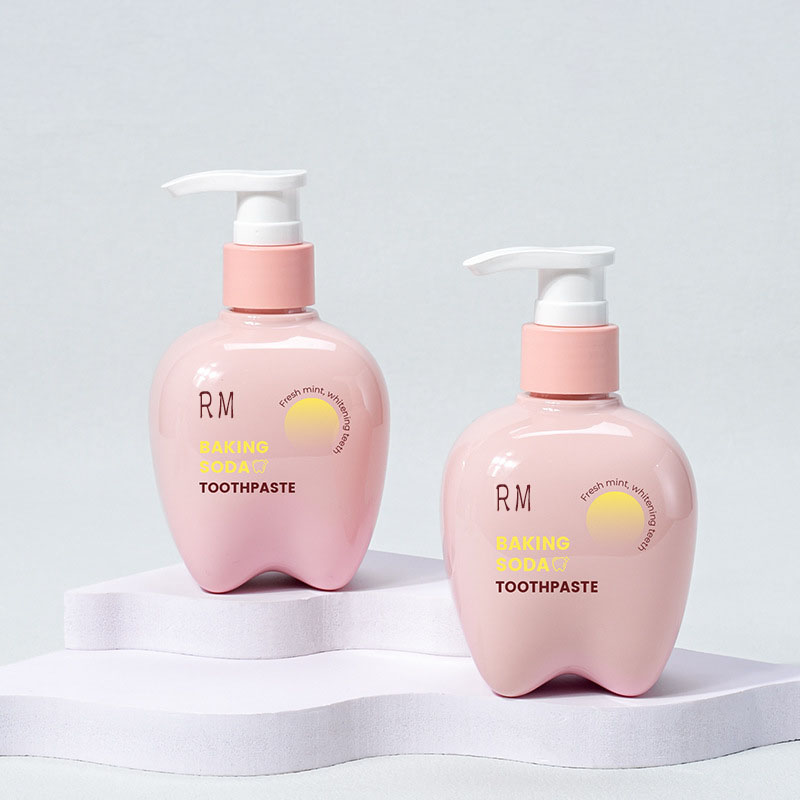 150ml 200ml 250ml bomba de loção garrafa de creme logotipo privado lavagem facial creme dental shampoo máscara facial garrafa de cílios postiços