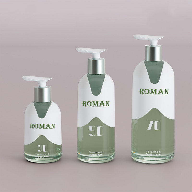 300ml 500ml 700ml PET Plástico Recipiente de sabonete para as mãos Loção para lavagem das mãos Frascos dispensadores de bomba de sabão com líquido recarregável