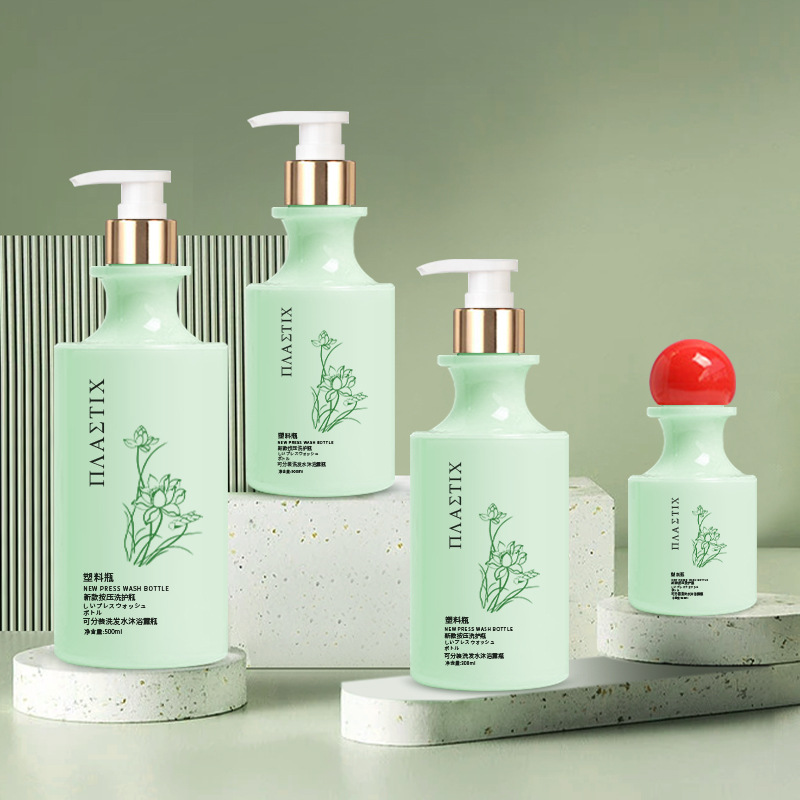 Garrafa de loção facial de plástico fosco com pescoço curvado de alta qualidade para cuidados com a pele, garrafa de toner 100ml 200ml 300ml 500ml com tampa de bola Garrafa de loção facial de plástico fosco com pescoço curvado de alta qualidade para cuidados com a pele, garrafa de toner 100ml 200ml 300ml 500ml com tampa de bola