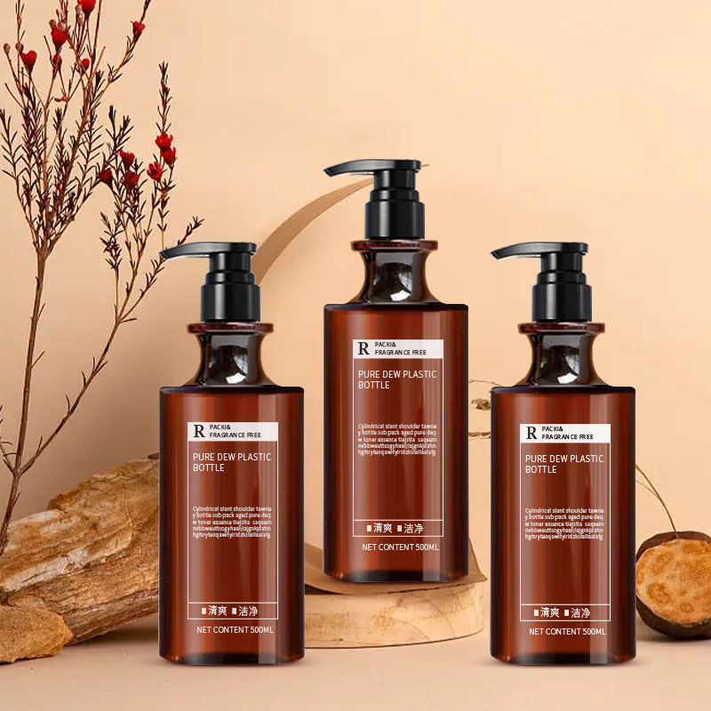 Garrafa de loção facial de plástico fosco com pescoço curvado de alta qualidade para cuidados com a pele, garrafa de toner 100ml 200ml 300ml 500ml com tampa de bola Garrafa de loção facial de plástico fosco com pescoço curvado de alta qualidade para cuidados com a pele, garrafa de toner 100ml 200ml 300ml 500ml com tampa de bola