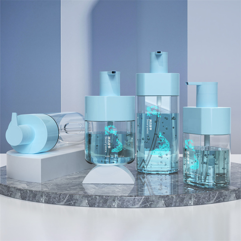 Luxo 300ml 500ml Oval Body Wash Press Loção Bomba Frascos para Adultos Crianças Hidratante Gel de Banho Loção Branqueadora Características Aminoácidos Luxo 300ml 500ml Oval Body Wash Press Loção Bomba Frascos para Adultos Crianças Hidratante Gel de Banho Loção Branqueadora Características Aminoácidos