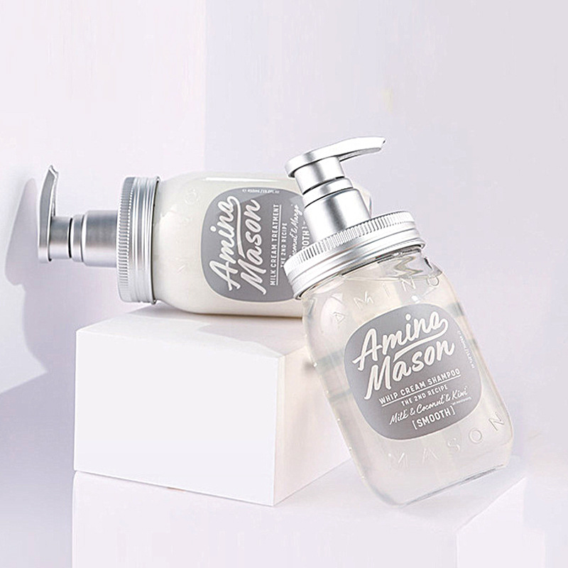 PET 450ml Frasco de lavagem corporal de perfume Garrafa de loção de anis estrelado Japonês Aminoácido Shampoo Garrafa Condicionador Material do pacote PET 450ml Frasco de lavagem corporal de perfume Garrafa de loção de anis estrelado Japonês Aminoácido Shampoo Garrafa Condicionador Material do pacote