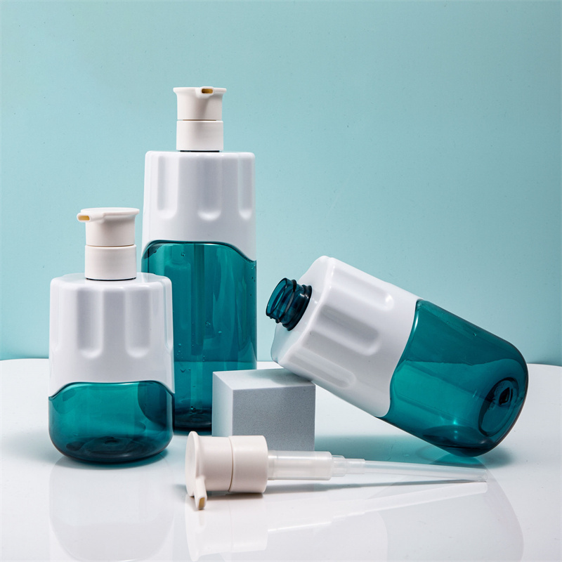 Frascos de shampoo PET PCR 10oz 300ml 500ml 700ml Loção corporal premium para cuidados com a pele Gel de banho Embalagem de óleo para cabelo com bomba de loção Frascos de shampoo PET PCR 10oz 300ml 500ml 700ml Loção corporal premium para cuidados com a pele Gel de banho Embalagem de óleo para cabelo com bomba de loção