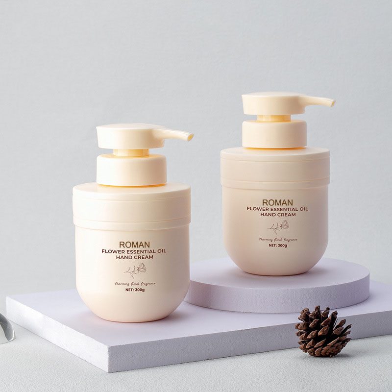 Garrafa plástica vazia durável da lavagem do corpo do pe que empacota o frasco macio do loção do corpo da garrafa do champô do bebê do toque 300ml