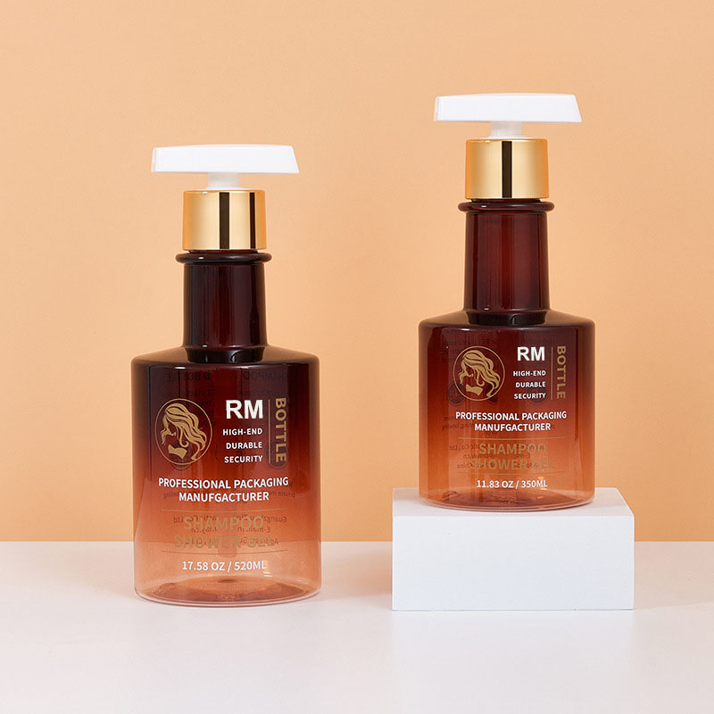 Amostra grátis âmbar preto ouro longo pescoço shampoo garrafa vazia lavagem à mão garrafa de plástico bomba de loção corporal garrafas 300ml 500ml Amostra grátis âmbar preto ouro longo pescoço shampoo garrafa vazia lavagem à mão garrafa de plástico bomba de loção corporal garrafas 300ml 500ml