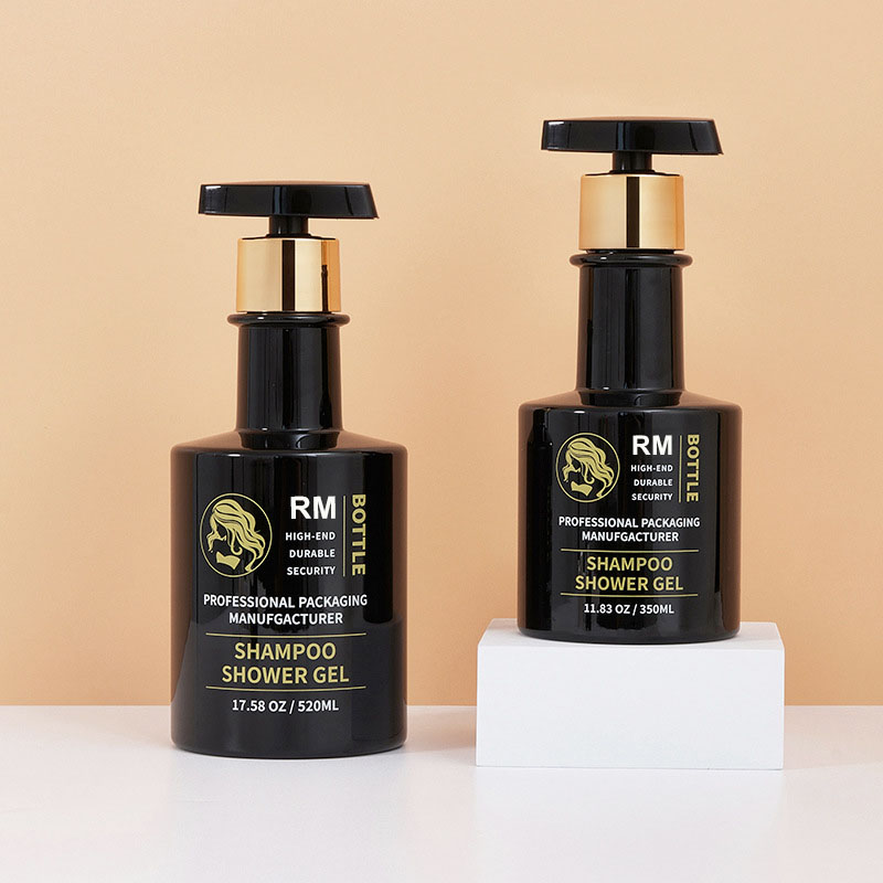 Amostra grátis âmbar preto ouro longo pescoço shampoo garrafa vazia lavagem à mão garrafa de plástico bomba de loção corporal garrafas 300ml 500ml Amostra grátis âmbar preto ouro longo pescoço shampoo garrafa vazia lavagem à mão garrafa de plástico bomba de loção corporal garrafas 300ml 500ml