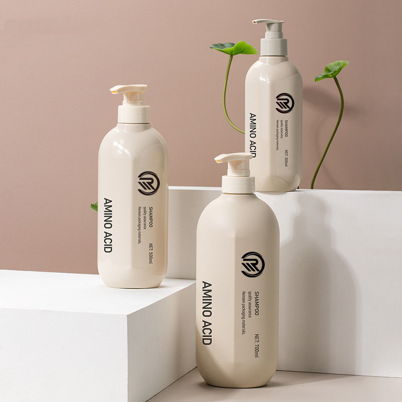 Nova chegada de luxo plástico vazio marrom gel chuveiro 300ml shampoo loção corporal condicionador lavagem corpo 500ml 700ml garrafa bomba