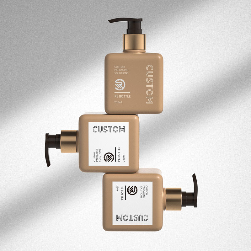 Garrafas de óleo quadradas plásticas recicladas populares do óleo da manteiga do corpo do champô dos cuidados com a pele do animal de estimação 150ml 200ml 250ml tamanhos com impressão da tela Garrafas de óleo quadradas plásticas recicladas populares do óleo da manteiga do corpo do champô dos cuidados com a pele do animal de estimação 150ml 200ml 250ml tamanhos com impressão da tela