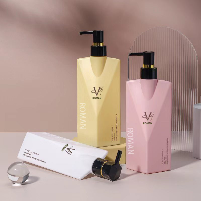 Prémio recarregável vazio engrossado 350ml bomba de plástico shampoo e condicionador dispensador garrafas cuidados com a pele embalagem para creme facial Prémio recarregável vazio engrossado 350ml bomba de plástico shampoo e condicionador dispensador garrafas cuidados com a pele embalagem para creme facial