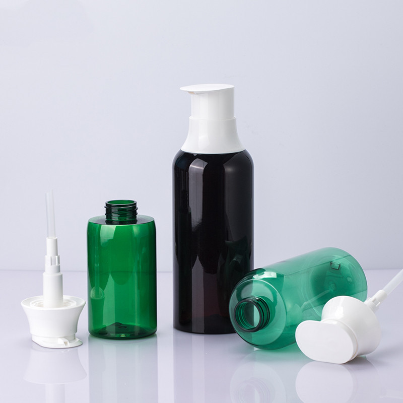 Creme de loção corporal para animais de estimação, verde exclusivo, 300ml, 500ml, 650ml, novo formato, garrafa vazia, ombro redondo, shampoo, com vedação de bomba para cuidados com a pele Creme de loção corporal para animais de estimação, verde exclusivo, 300ml, 500ml, 650ml, novo formato, garrafa vazia, ombro redondo, shampoo, com vedação de bomba para cuidados com a pele