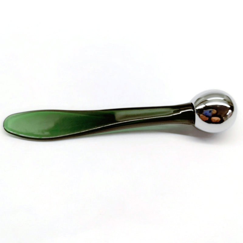 Creme para os olhos rolo de massagem rosto maquiagem facial colher colher rosa ouro mini metal aço inoxidável espátula cosmética Creme para os olhos rolo de massagem rosto maquiagem facial colher colher rosa ouro mini metal aço inoxidável espátula cosmética