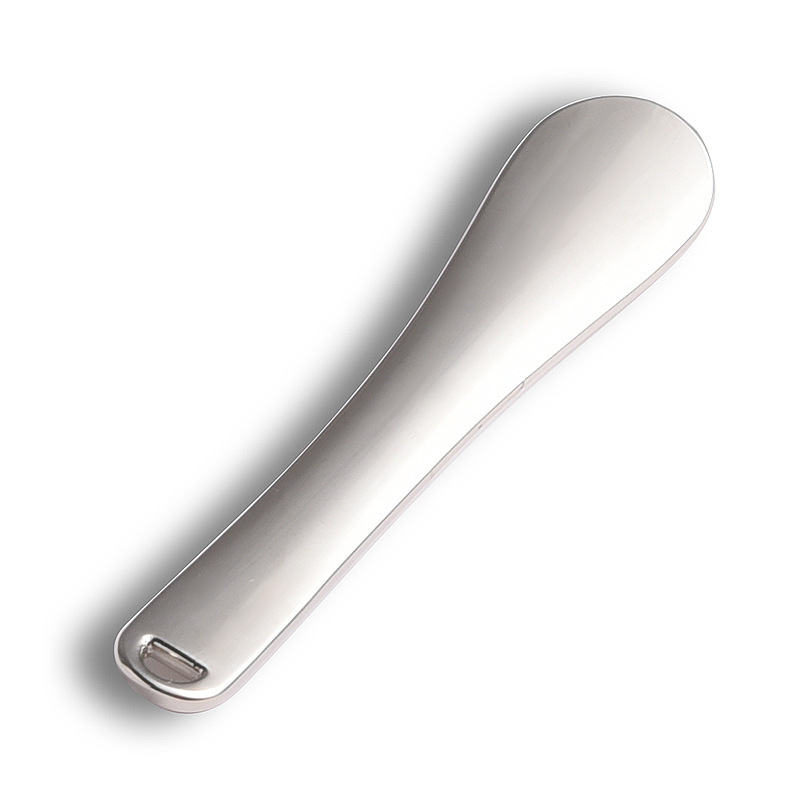 Mini espátula de mistura de maquiagem espátula de colher cosmética de metal Mini espátula de mistura de maquiagem espátula de colher cosmética de metal