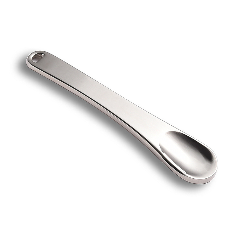 Mini espátula de mistura de maquiagem espátula de colher cosmética de metal Mini espátula de mistura de maquiagem espátula de colher cosmética de metal