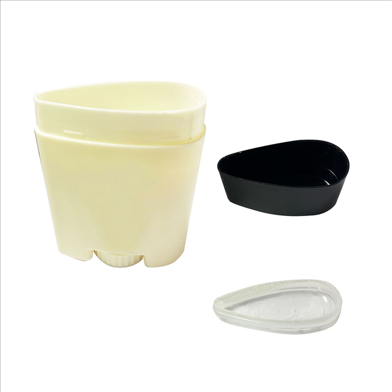 Recipiente plástico reciclado da etiqueta do desodorante para o bálsamo corporal Recipiente plástico reciclado da etiqueta do desodorante para o bálsamo corporal