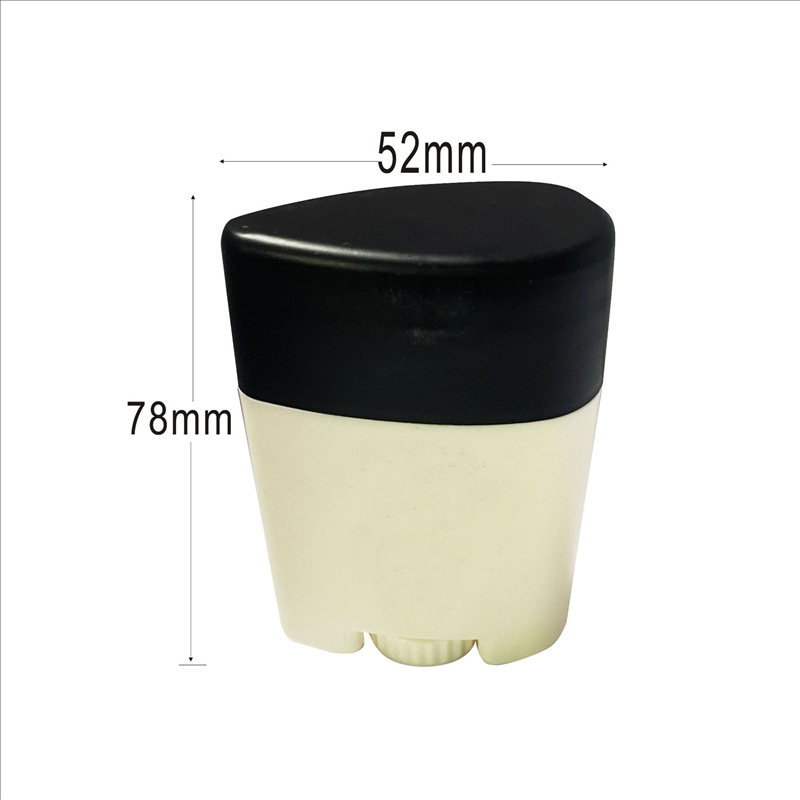 Recipiente plástico reciclado da etiqueta do desodorante para o bálsamo corporal Recipiente plástico reciclado da etiqueta do desodorante para o bálsamo corporal