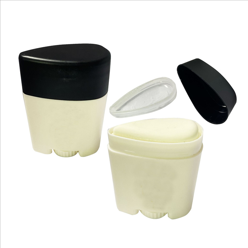 Recipiente plástico reciclado da etiqueta do desodorante para o bálsamo corporal Recipiente plástico reciclado da etiqueta do desodorante para o bálsamo corporal