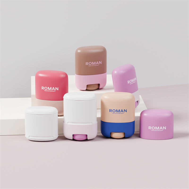 Recipiente plástico vazio da vara do desodorante dos cuidados com a pele 30g 50g com a garrafa de empacotamento recarregada da garrafa Recipiente plástico vazio da vara do desodorante dos cuidados com a pele 30g 50g com a garrafa de empacotamento recarregada da garrafa