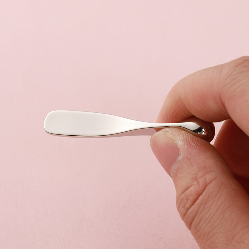 Espátula de creme para os olhos de liga de zinco, ferramentas de beleza portátil, massageador portátil para os olhos Espátula de creme para os olhos de liga de zinco, ferramentas de beleza portátil, massageador portátil para os olhos